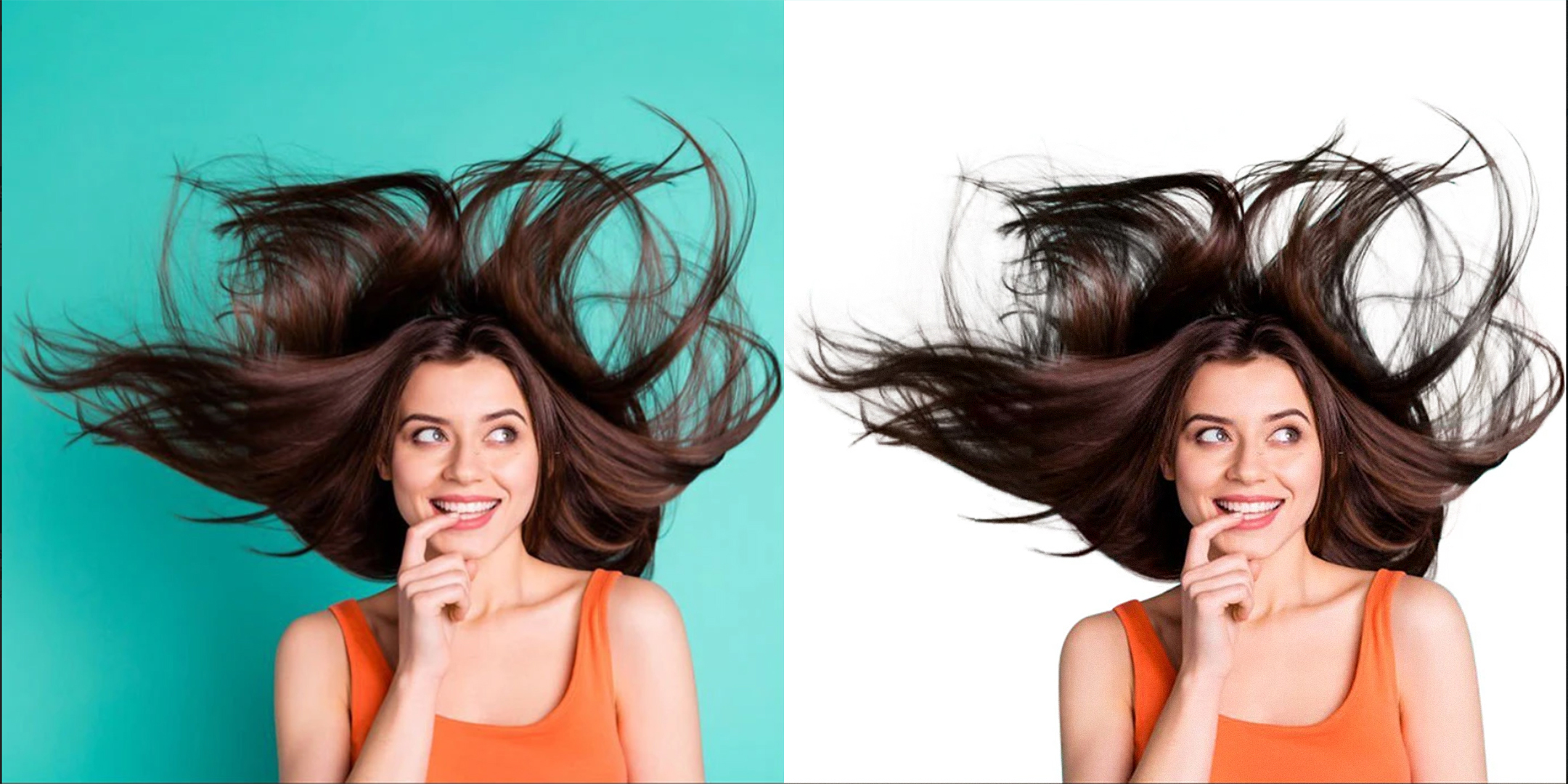 Model Hair Masking